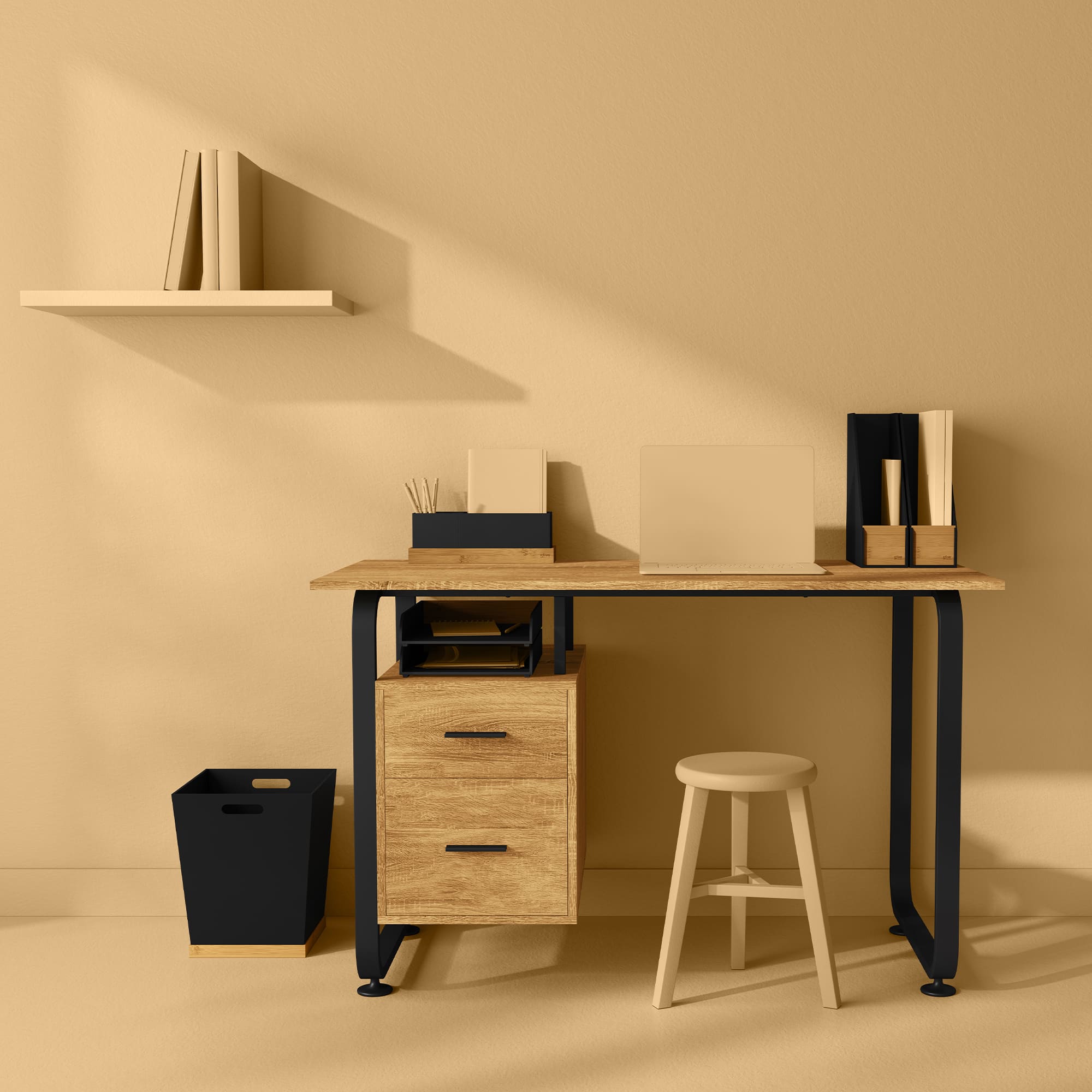 J'organise mon espace de travail à la maison