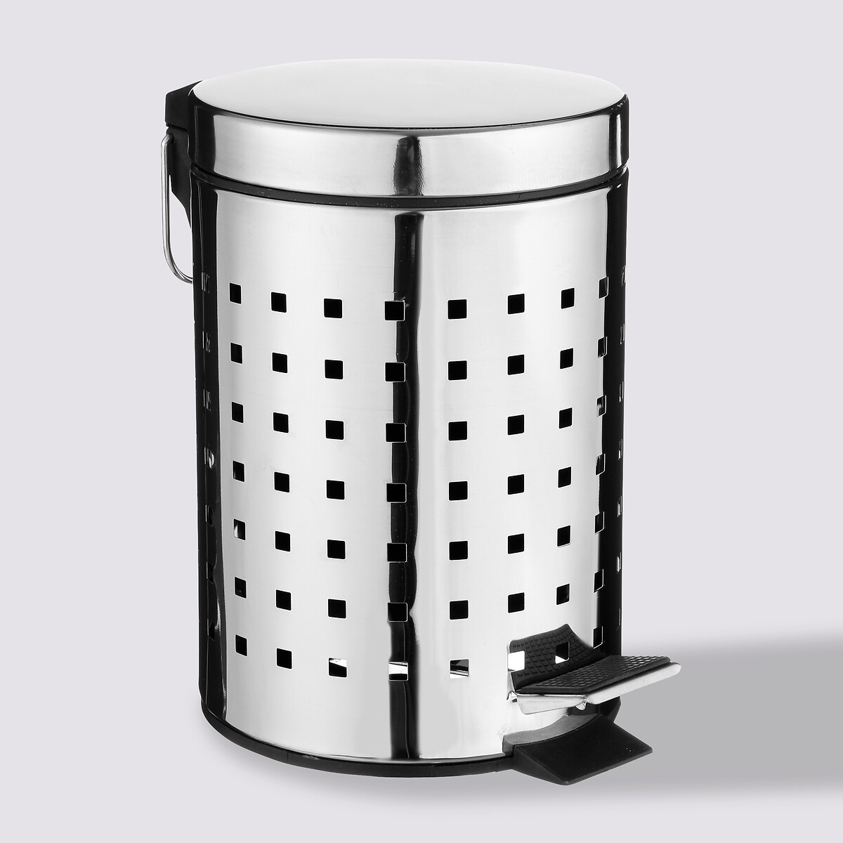 Poubelle cube inox 3l 