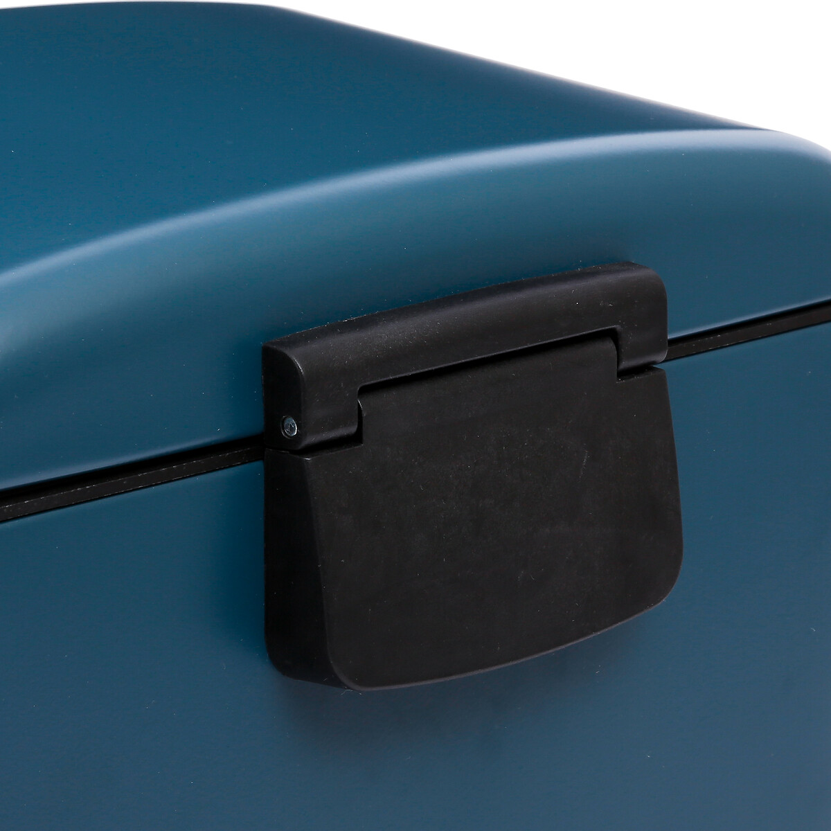 Poubelle rectangulaire à pédale métal 30l, bleu marine Ariane