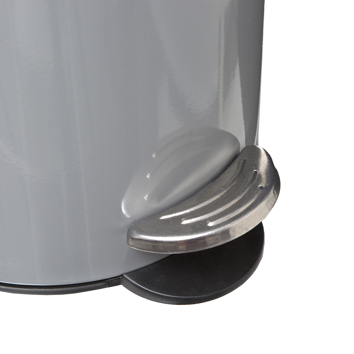Poubelle métal soft close 3l, gris Colorama