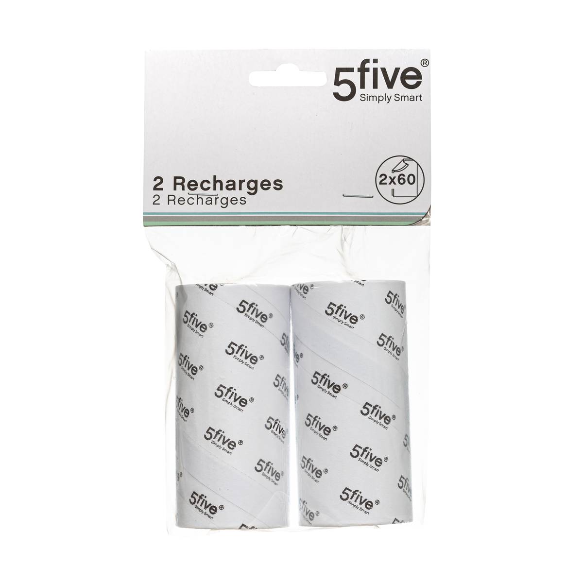 2 recharges brosse à vêtements 