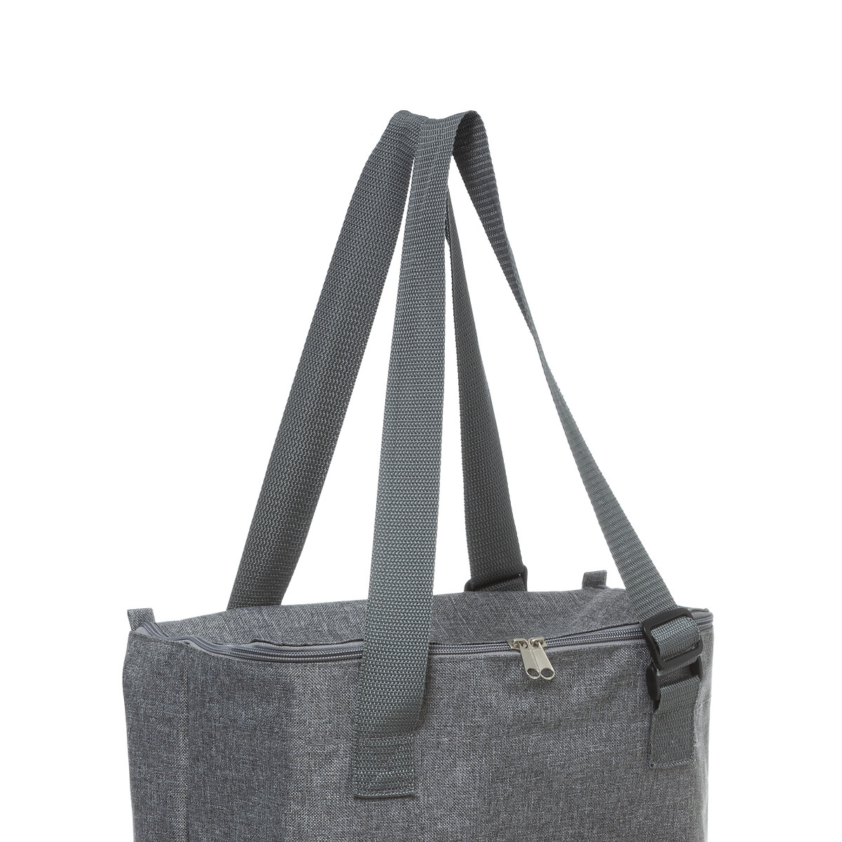 Sac de shopping avec 2 roulettes, gris 