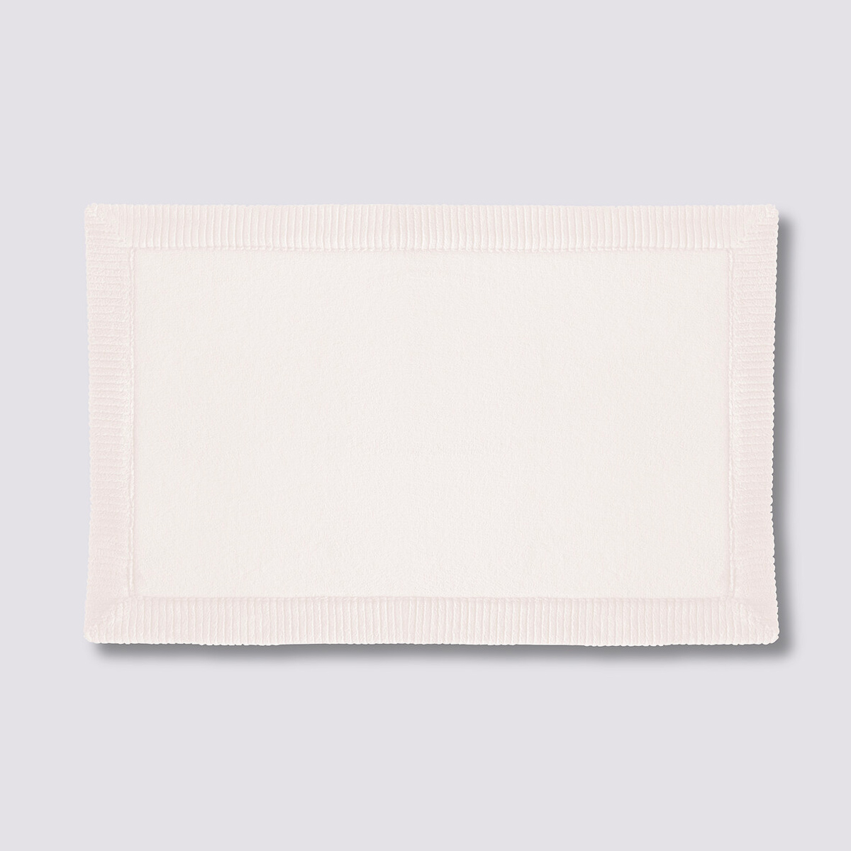 Tapis de bain 80x50 cm, blanc Modern color