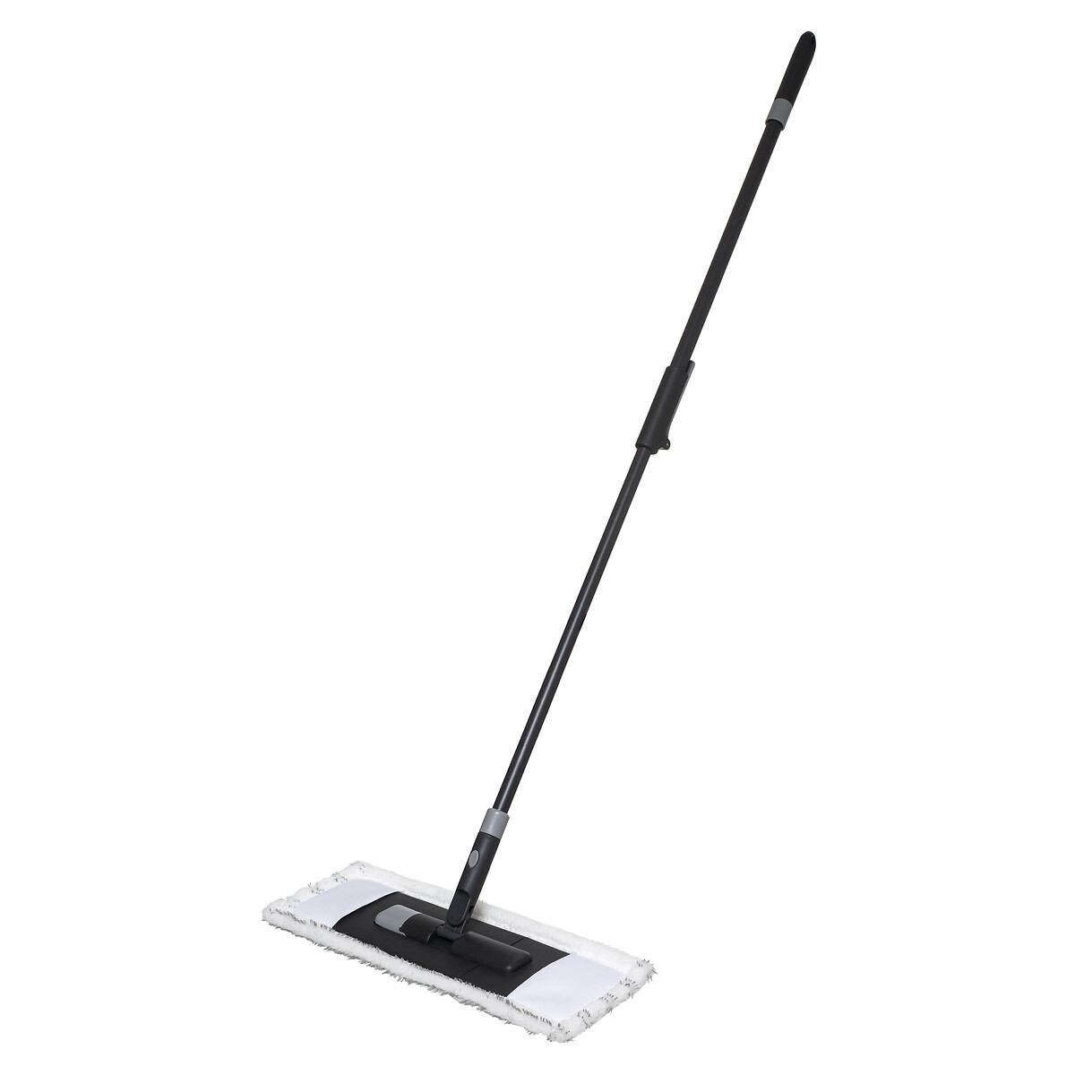 Tête de balai microfibre, gris Click & clean