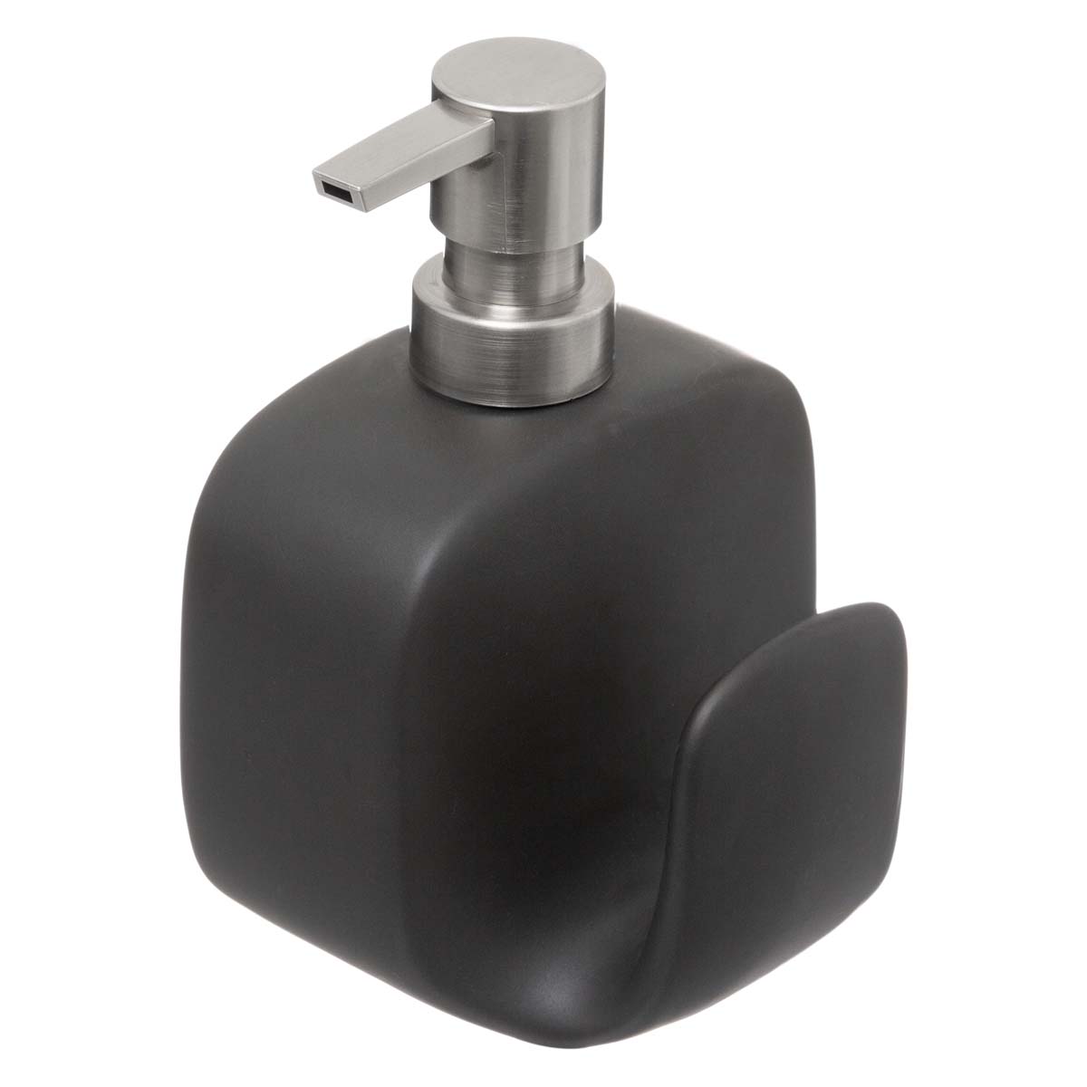 Distributeur de savon avec éponge 400ml, noir 