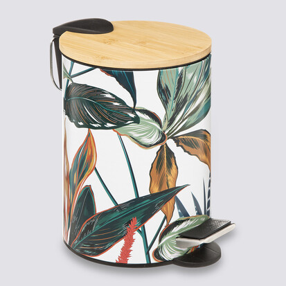 Poubelle métal soft close 3l, multicolore Palawan