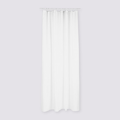 Rideau de douche 180x200cm, blanc Colorama