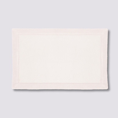 Tapis de bain 80x50 cm, blanc Modern color