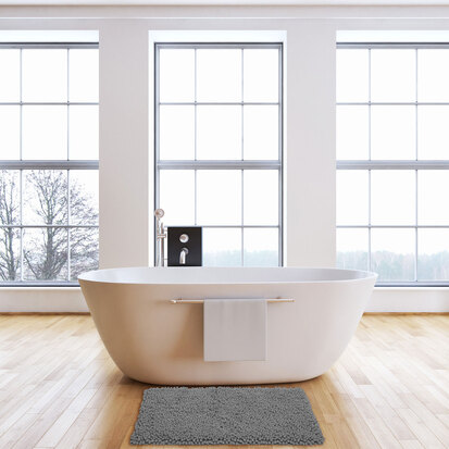 Tapis de bain 50x80 cm, gris anthracite Colorama