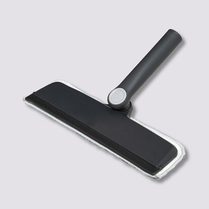 Tête lave-vitre microfibre, gris Click & clean