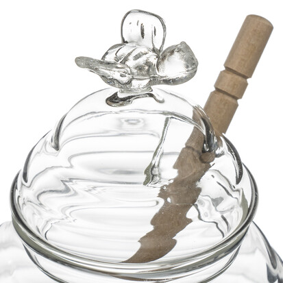 Pot à miel 400ml, avec cuillère 