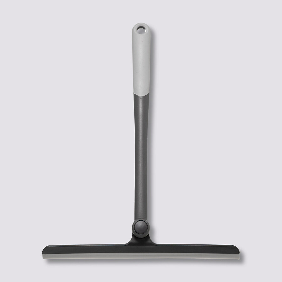 Raclette pivotante caoutchouc, gris 