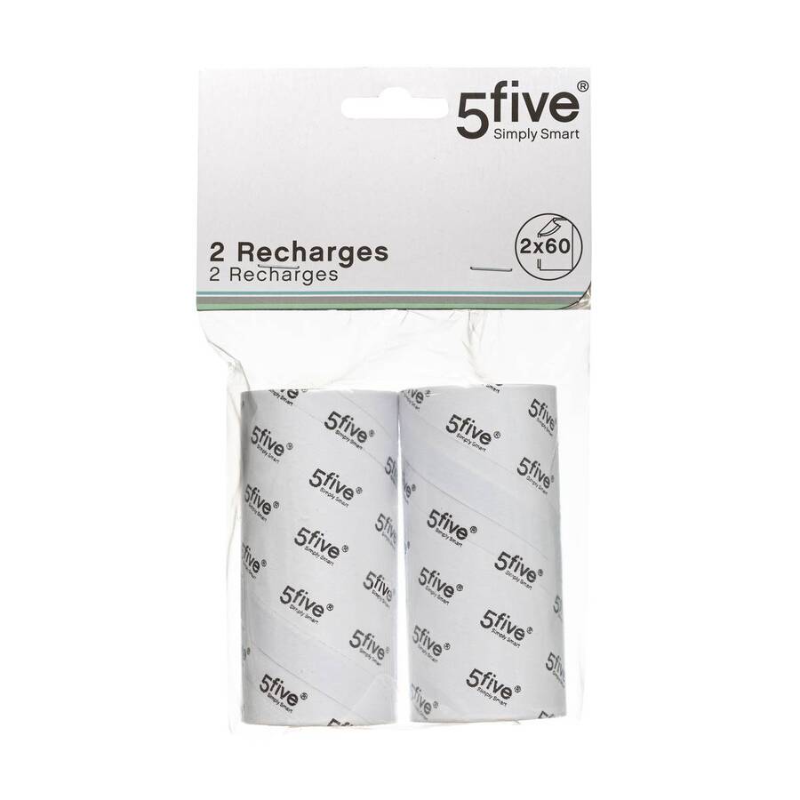 2 recharges brosse à vêtements 