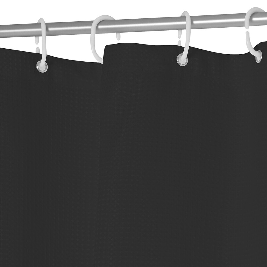 Rideau de douche 180x200cm, gris charbon Modern color