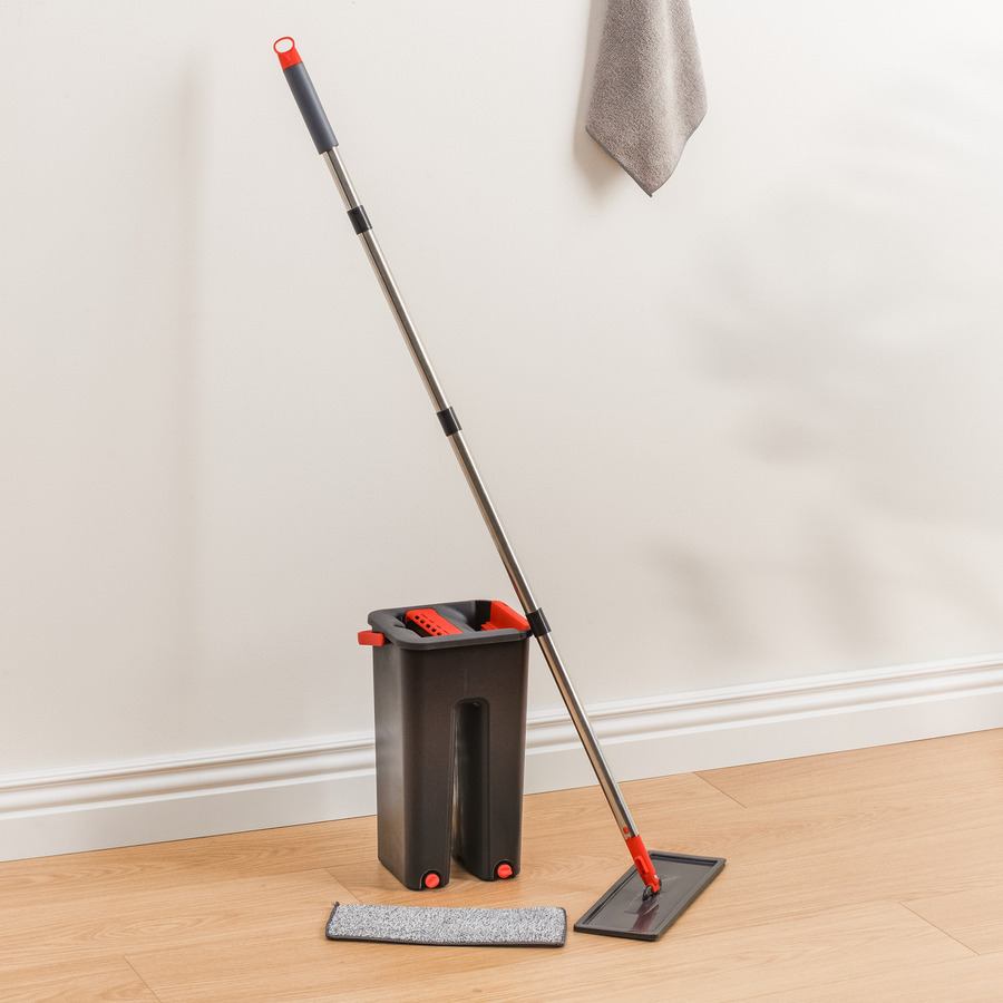 Seau essoreur avec balai 4l