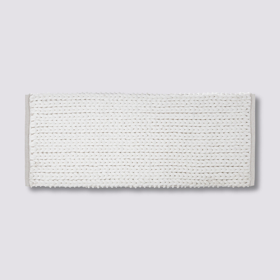 Tapis 120x50 cm, blanc Colorama
