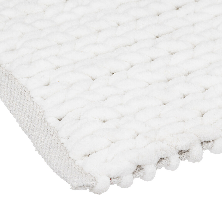 Tapis 120x50 cm, blanc Colorama