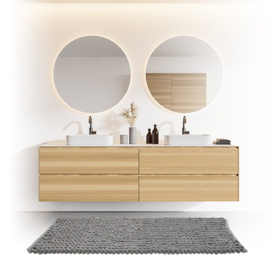 Tapis 120x50 cm, gris clair Colorama