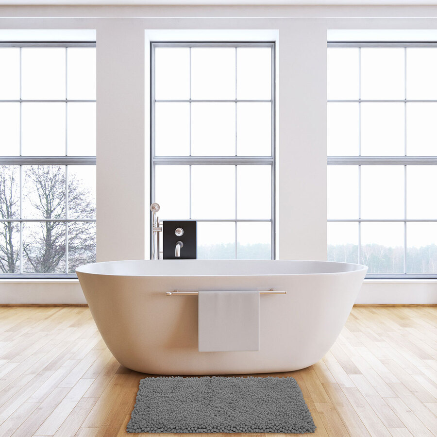 Tapis de bain 50x80 cm, gris anthracite Colorama