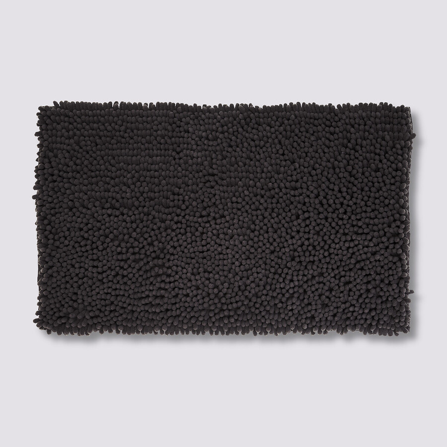 Tapis de bain 50x80 cm, noir Colorama