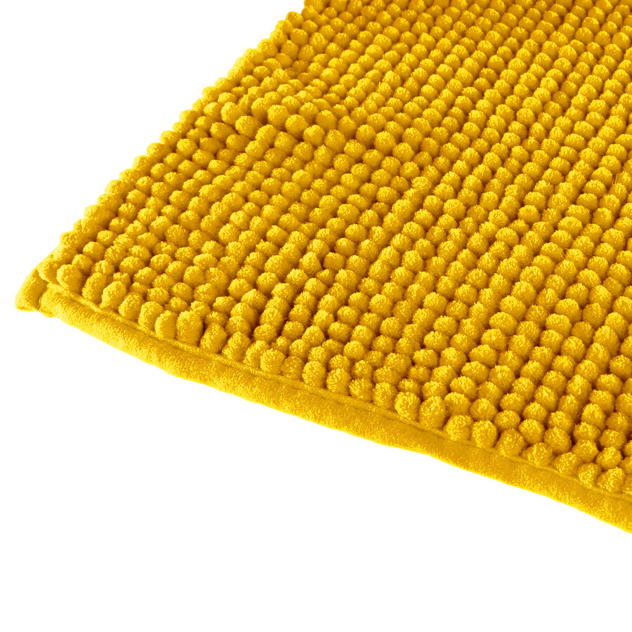 Tapis de bain 50x80 cm, jaune Colorama