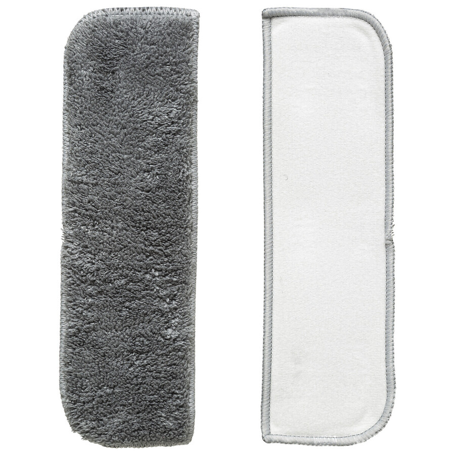 Tête lave-vitre microfibre, gris Click & clean