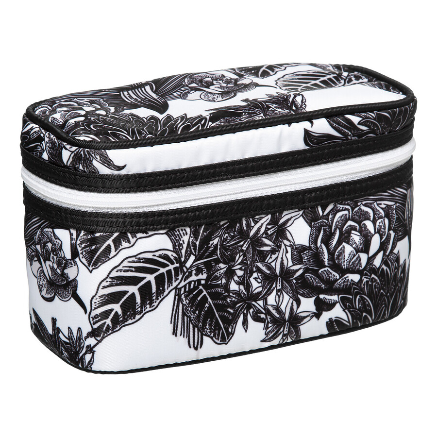 4 trousses de toilette, blanc et noir Blackflora