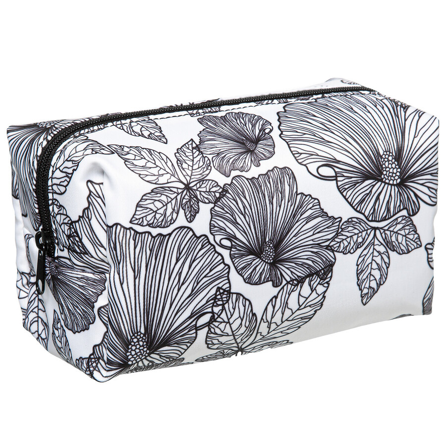 4 trousses de toilette, blanc et noir Blackflora