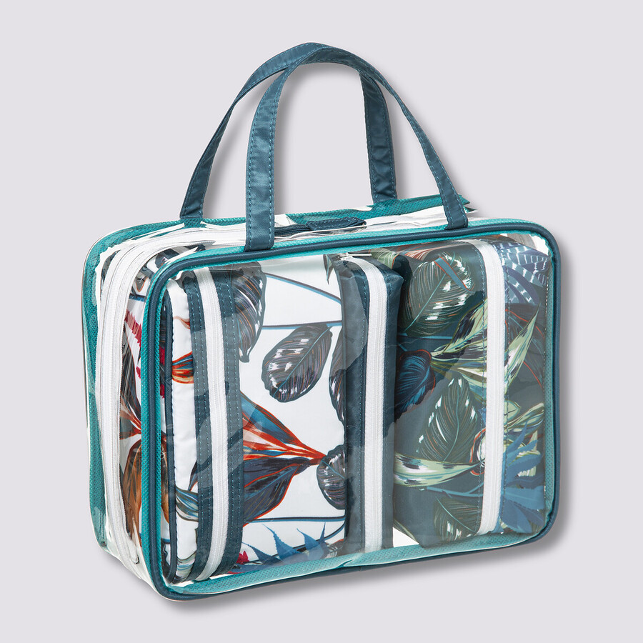 4 trousses de toilette, multicolore Palawan