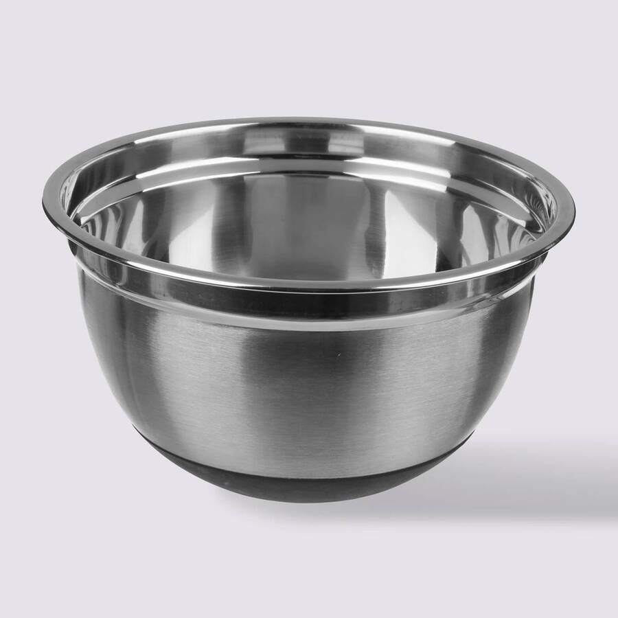 Saladier antidérapant d17cm, inox 