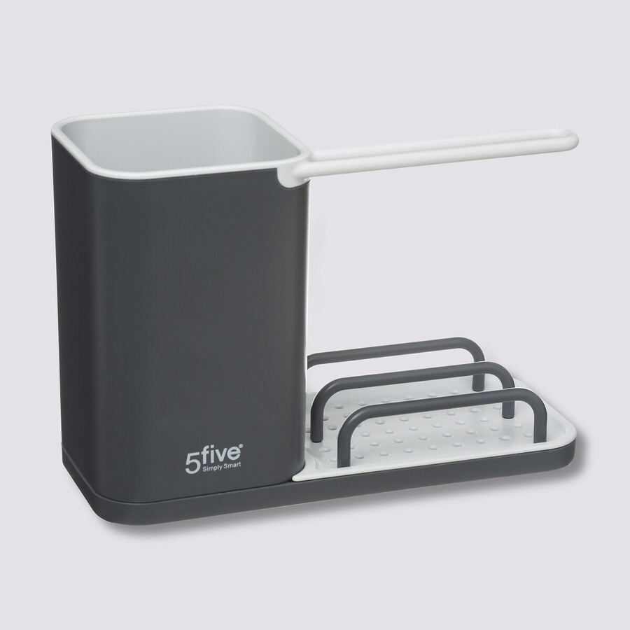 Organiseur d'évier 4en1, gris anthracite Néo