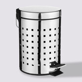 Poubelle cube inox 3l 