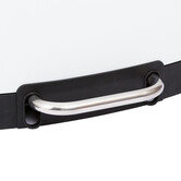 Poubelle rectangulaire à pédale métal 30l, blanc Ariane