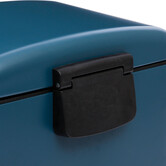 Poubelle rectangulaire à pédale métal 30l, bleu marine Ariane