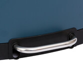 Poubelle rectangulaire à pédale métal 30l, bleu marine Ariane