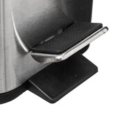 Poubelle rect soft close inox 5l 