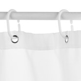 Rideau de douche 180x200cm, blanc Colorama