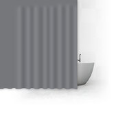 Rideau de douche 180x200cm, gris Colorama