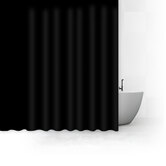 Rideau de douche 180x200cm, noir Colorama