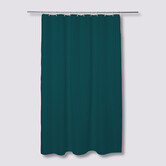 Rideau de douche 180x200cm, bleu pétrole Modern color