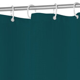 Rideau de douche 180x200cm, bleu pétrole Modern color