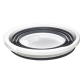 Seau pliable 10l - blanc, gris 