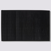 Tapis 120x70cm bambou latté noir 