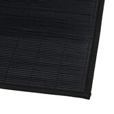 Tapis 120x70cm bambou latté noir 