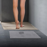 Tapis diatomite 35x45cm, gris 