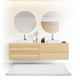 Tapis 120x50 cm, blanc Colorama