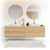 Tapis 120x50 cm, gris, blanc 