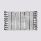 Tapis 50x75 cm, gris, blanc 