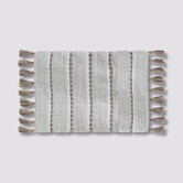 Tapis 50x75 cm, blanc, taupe Solar power