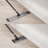 Tête de balai coulissant, gris Click & clean